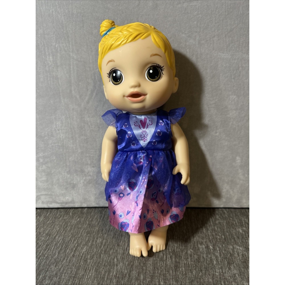 Baby Alive Tea, And Sparkles Doll Blonde Hair Brown Eyes‎ w Dress Doll Only